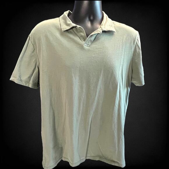 Joe Fresh Green Polo Shirt Size Large - Picture 1 of 6